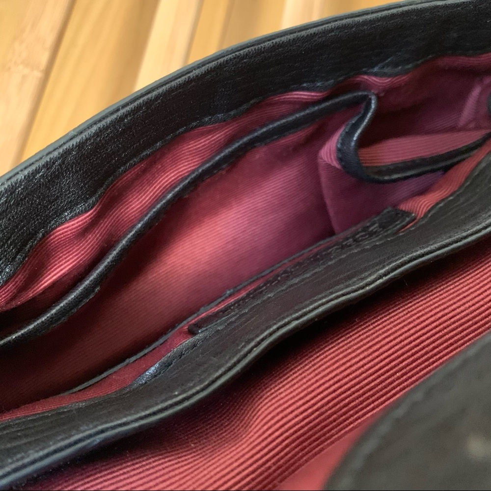 BCBG Max Azria Leather Clutch - Picture 7 of 8